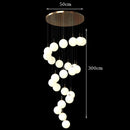 Ljojo LED Pendant Chandeliers for Modern Living and Dining Rooms