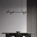 LED Chandelier Metal Suspension Light Fixtures Minimalist Dropshipping for Dining Kitchen Bedroom LED by Ljojo