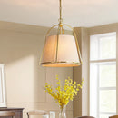 Ljojo Luxury Fabric LED Chandelier for Home Lighting