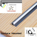 Ljojo LED Shelf Edge Aluminum Profile for Ultra-thin Backlighting