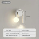 U Shape Wall Lamp Nordic Sconce Lights for Bedroom Living Room by Ljojo