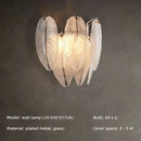 Ljojo Luxury Feather Crystal Chandelier - Cream Style Main Bedroom Lighting