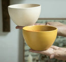 Ljojo 4.5-inch Sesame Glazed Ceramic Rice Bowl Set for Home Dining