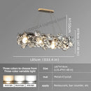 Ljojo Modern Crystal Chandelier Luxury Villa Living Room Ceiling Hanging Lamp