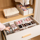 Ljojo™ Clothing Storage Boxes Drawer Organizers for Bras, Socks, Scarves, Underwear