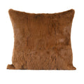 Ljojo Luxury Natural Yellow Real Hair Plush Pillow