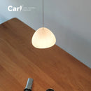 Nordic Natural Marble Pendant Light LED Bedroom Fixture by Ljojo