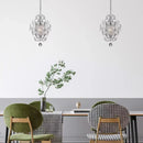 Ljojo Mini Crystal Chandelier Pendant Light - Ideal for Kitchen, Bedroom, Dining Area
