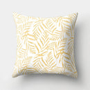 Golden Leaf Tropical Pillow Cover for Home Decor by Ljojo