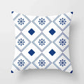 Blue Pattern Cushion Cover 45*45cm Pillowcase for Bedroom Sofa Home Decor by Ljojo