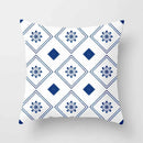 Blue Pattern Cushion Cover 45*45cm Pillowcase for Bedroom Sofa Home Decor by Ljojo
