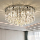Ljojo Luxury Crystal Ceiling Lights - Gold/Chrome Metal Mounted Lighting