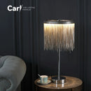 Ljojo Luxe Tassel Floor Lamp: Modern Art Light for Living Room & Bedroom