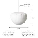 Japanese Wabi Sabi Pendant Lamp - Modern Rustic Bedroom Dining Room Lighting by Ljojo