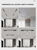 Ljojo Long Linear LED Ceiling Lamp for Minimalist Living Room, Bedroom, and Dining Room