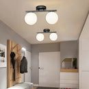 LED Glass Ceiling Light Modern Milk White Ball Fixture for Bedroom Living Room by Ljojo