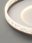 Nordic Led Ceiling Light: Creative Modern Round Fixture for Living Room by Ljojo