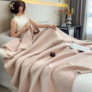 Ljojo 100% Cotton Muslin Throw Blanket - Lightweight Breathable Boho Throws