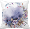 Ljojo Manga Anime Cute Expression Woman Face Pillow Cover 45x45cm Home Decor