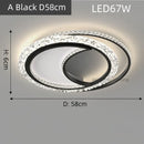 Ljojo LED Round Gold Ceiling Light - Modern Luxe Nordic Style