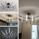 Ljojo Modern Adjustable Led Ceiling Chandelier in Gold/Black/White