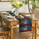 Ljojo Maple Road Lights Table Runner for Kitchen Dining Decor