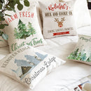 Ljojo Linen Christmas Decorative Cushion Covers for Modern Home Decor