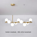 Modern Glass Ball Dining Room Chandelier Pendant Lamp by Ljojo - Stylish Home Decor Lighting