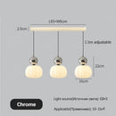 Cream LED Pendant Chandelier Stylish Lighting Modern for Bedroom Dining Room Home Decor Functional Illumination by Ljojo