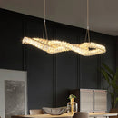 Ljojo Metal Crystal Ceiling Lamps: Luxury LED Pendant Chandeliers Lights