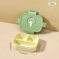Ljojo 4 Grids Refrigerator Food Storage Box Kitchen Organizer