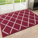 Ljojo Low-Profile Indoor Doormat Washable Absorbent Resist Dirt Non Slip Entryway Mats