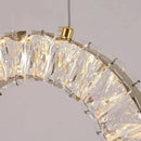 Ljojo LED Crystal Chandelier Ceiling Lamp for Modern Indoor Living Room Lighting