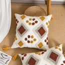 Boho Loop Tufted Tassel Pillow Cover for Home Decor by Ljojo