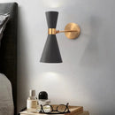 Ljojo Minimalist Nordic Wall Light in Gold and Black for Bedroom, Bathroom, Hotel Lighting