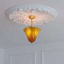 French Retro Glass Pendant Light | Modern Creative Chandelier for Dining Room Bedroom Living Room by Ljojo