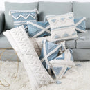 Geometric Tufted Tassel Pillow Covers for Home Decor by Ljojo