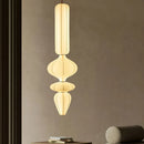 Nordic Minimalist Art LED Chandelier Silk Pendant Light for Bedroom by Ljojo