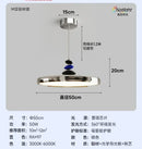 Ljojo Medieval Restaurant Pendant Light: Modern Nordic M Bean Flying Saucer Suspension Lamp