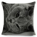 Cute Cat Print Fold Ear Pet Pillowcase for Cozy Home Decor by Ljojo