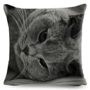 Cute Cat Print Fold Ear Pet Pillowcase for Cozy Home Decor by Ljojo