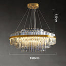 Chandelier Pendant Light - Luxury Crystal Ceiling Lamp for Bedroom - Ljojo
