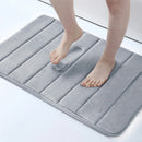 Ljojo Memory Foam Bathroom Mat: Super Absorbent Non-Slip Rug for Home Bathtub Shower Room