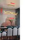 Ljojo Luxury Crystal Pendant Chandelier, Modern Dining Room Living Room Ceiling Light