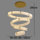 LED Crystal Chandelier for Light Luxury French Style Home Decor by Ljojo