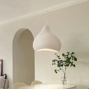 Ljojo Wabi-sabi Resin Cap LED Pendant Light - Japanese Chandelier for Home Decor