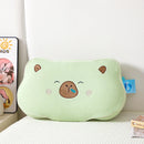 Ljojo Memory Foam Cooling Face Pillow, Summer Cartoon Shape for Neck Health