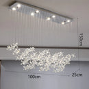 Ljojo Luxury Crystal Chandelier Pendant Light for Living Room and Dining Room Home Decor