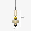 LED Wabi-sabi Glass Chandelier by Ljojo | Candy Design Pendant Lights for Home Decor