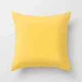 Geometric Black Yellow Cushion Covers - Ljojo Modern 18" Throw Pillow Case